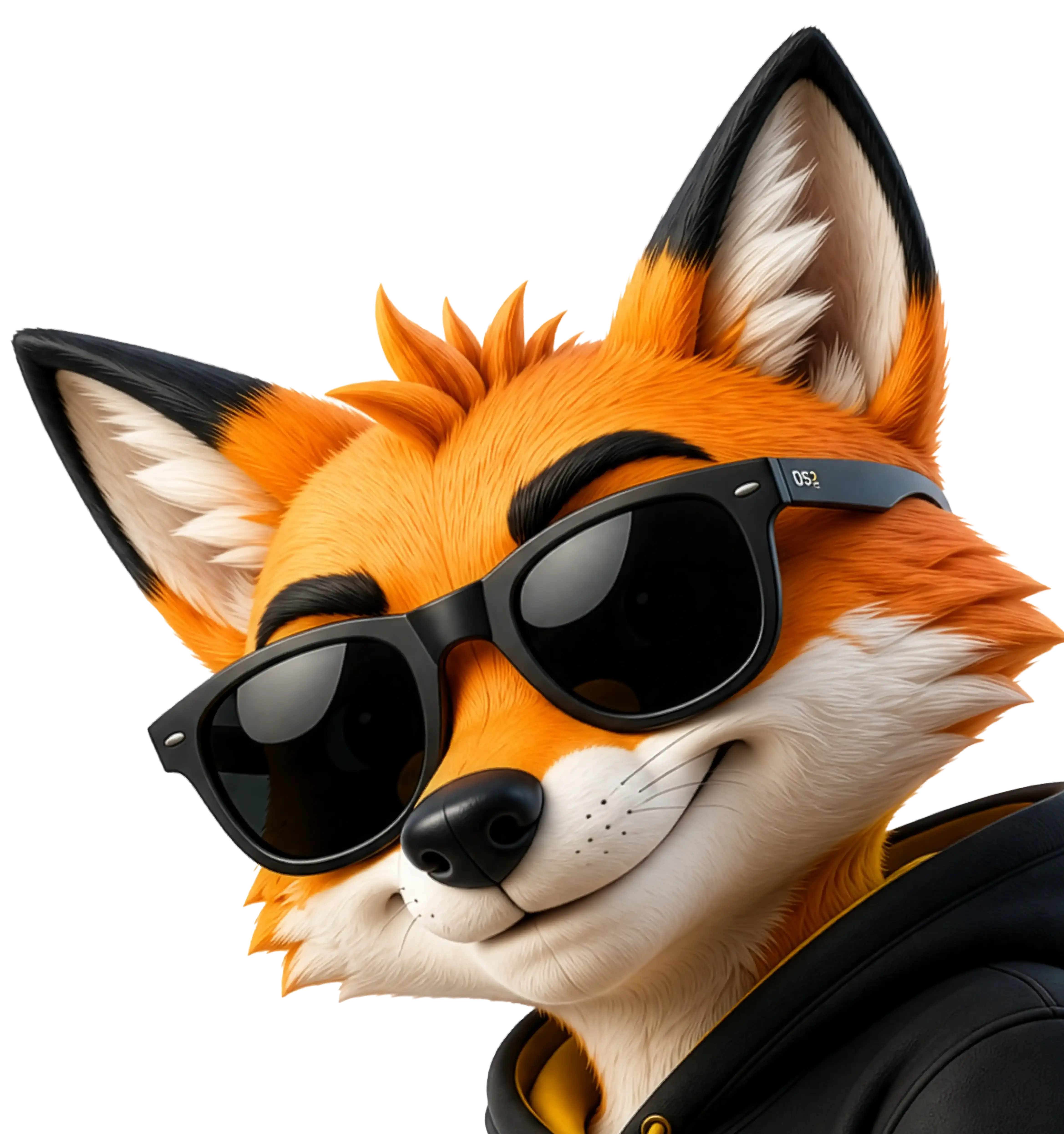 OS2 Studio Fox Mascot Peeking