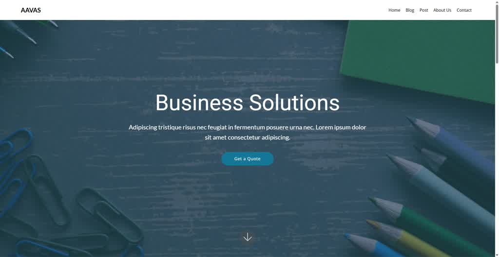 Corporate Template 1 Website Template - OS2 Studio