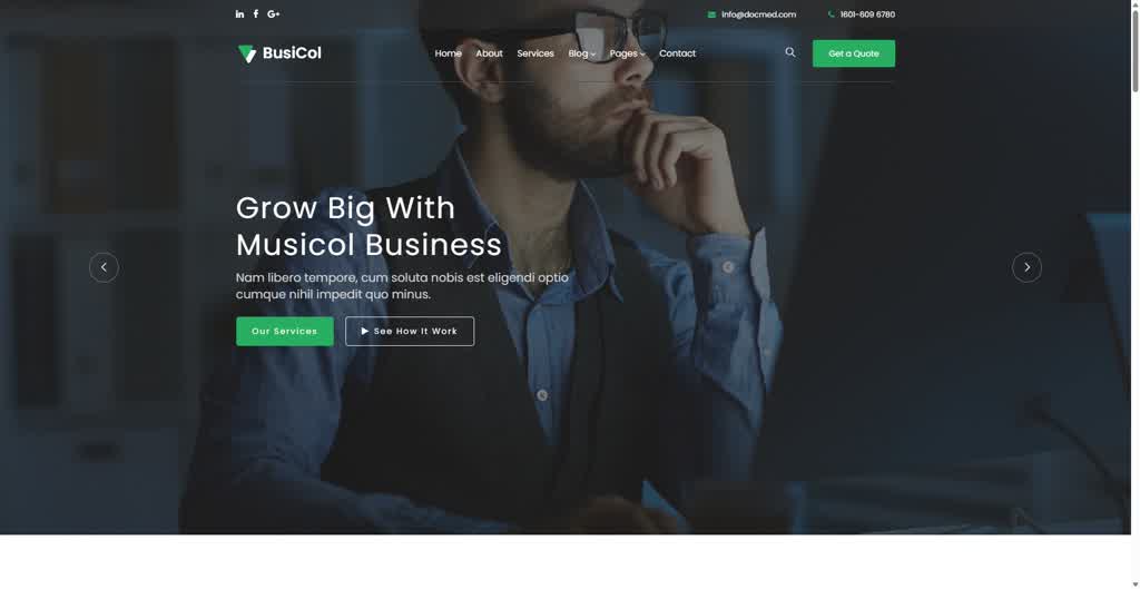 Corporate Template 10 Website Template - OS2 Studio