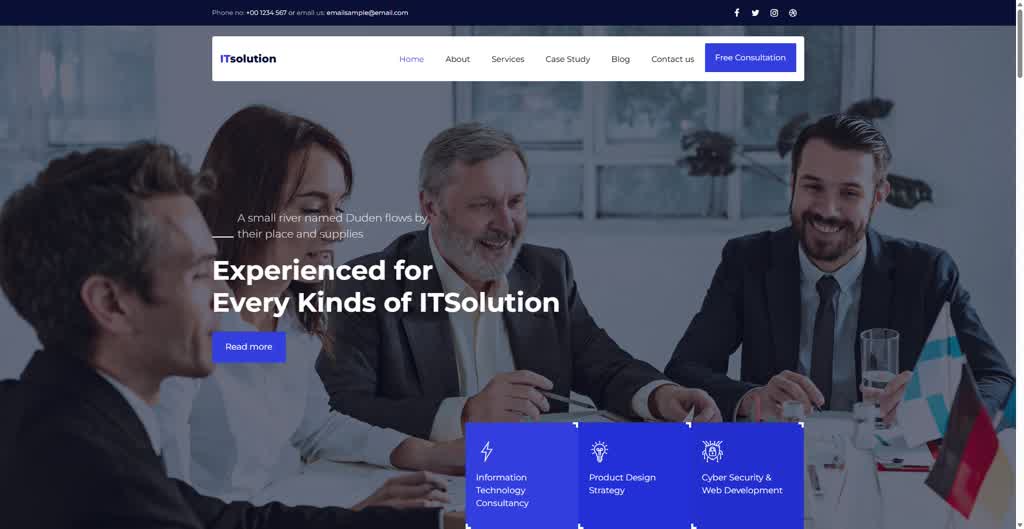 Corporate Template 28 Website Template - OS2 Studio