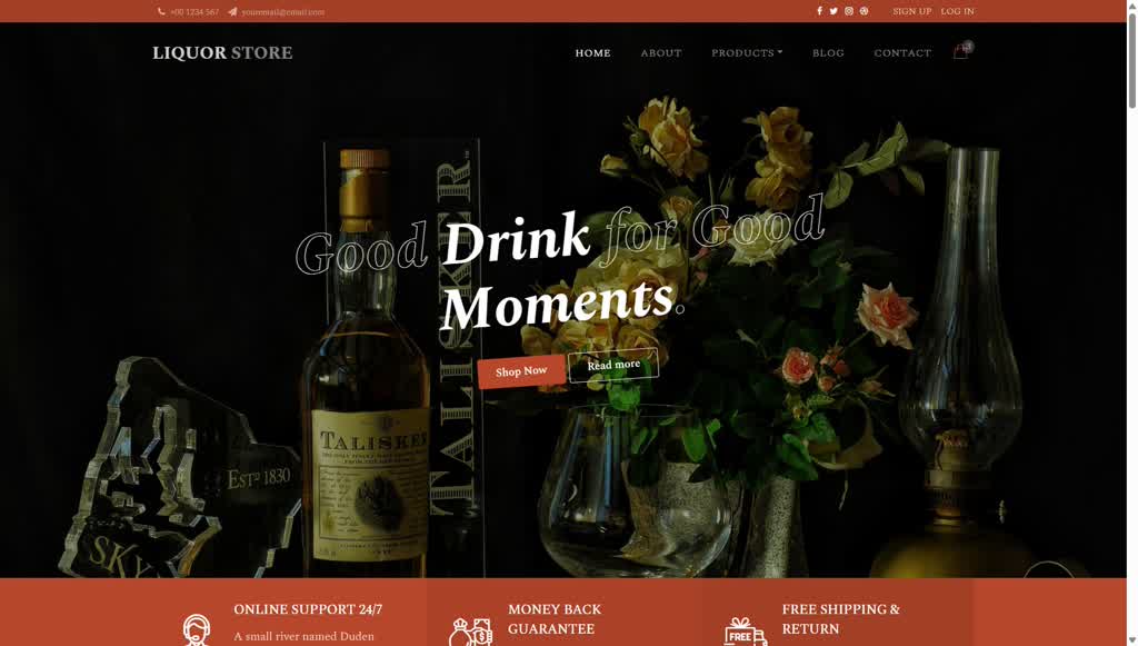 Ecommerce Template 36 Website Template - OS2 Studio