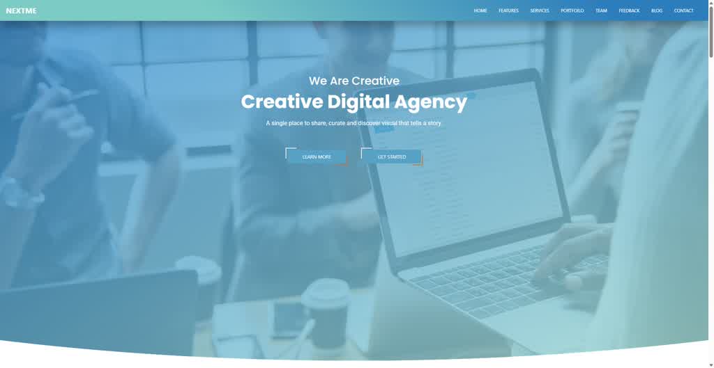 Landing pages Template 12 Website Template - OS2 Studio