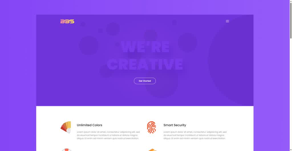 Landing pages Template 5 Website Template - OS2 Studio